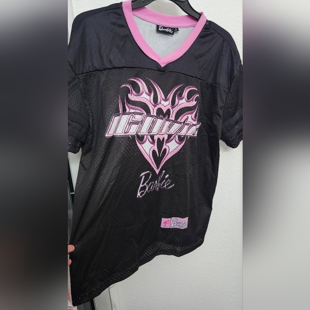 Barbie Black and Pink Barbie Graphic Jersey